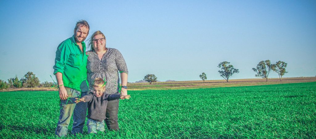 Brendan and Claire Booth, Chickpeas, Wheat & Canola, Central Western NSW