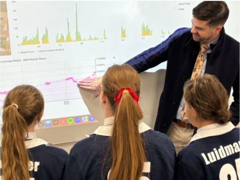 Scott Graham and students 1