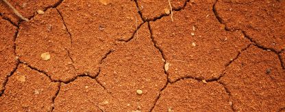 cracked red earth